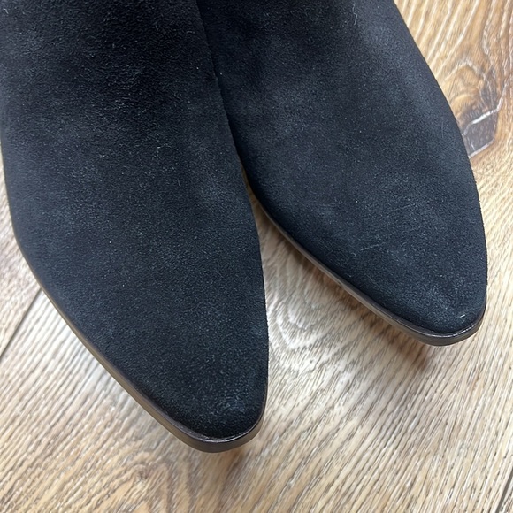 NWOB Sam Edelman Agnes Black Suede Western Bootie Size 8 1/2 - Picture 6 of 10